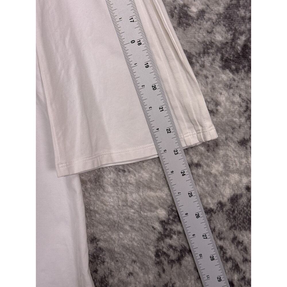 Anne Fontaine Dress 38 / US 6 Womens White Pima Cotton Stretch Pleated - Picture 5 of 9